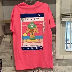 Simply Southern pink T-shirt